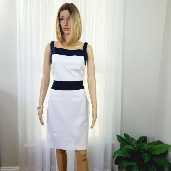 Banana Republic Colorblock Dress Size 6 - Picture 1 of 9